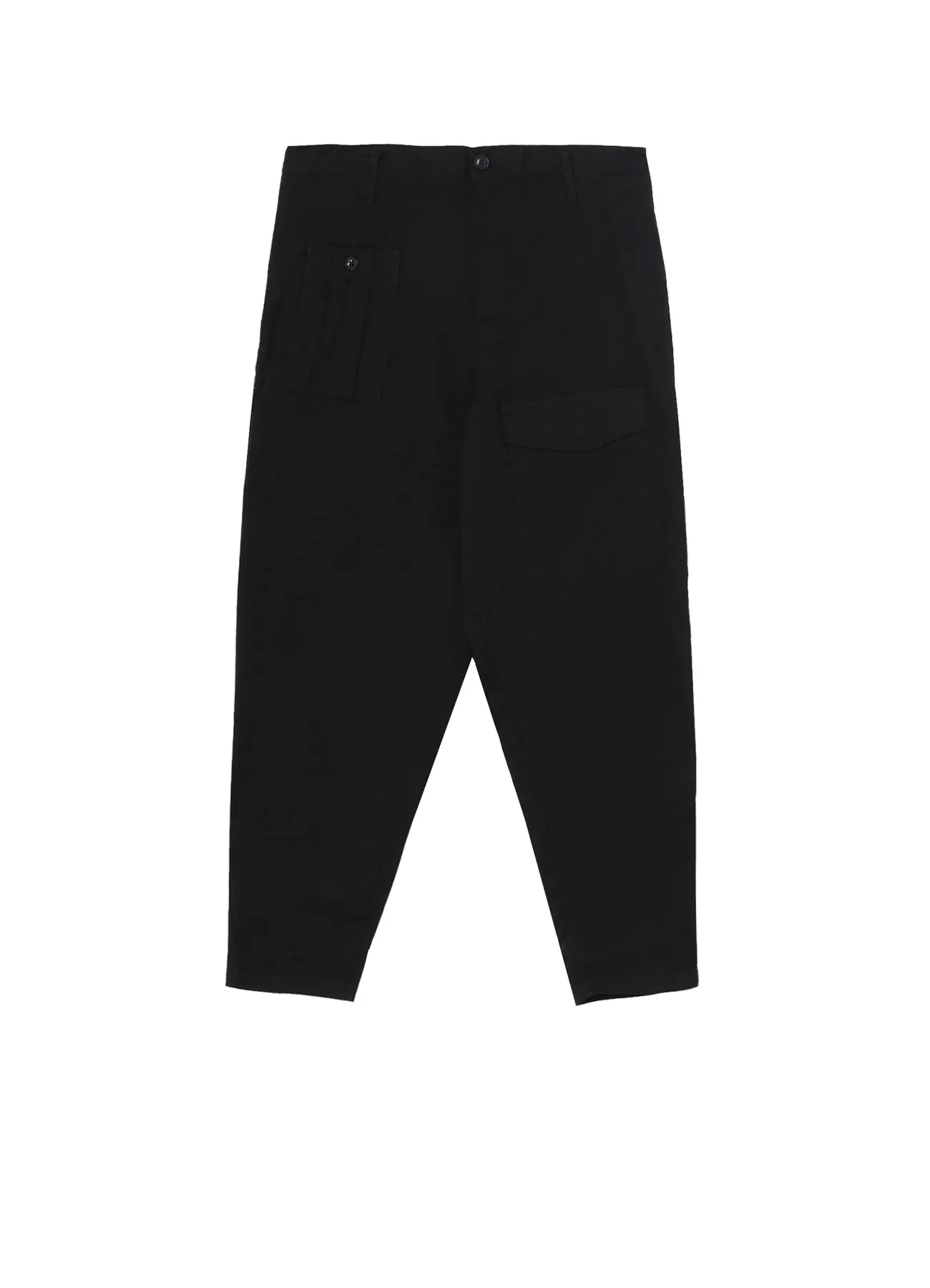 BLACK SCANDAL OXFORD NO-TUCK WAIST STRING WORK PANTS