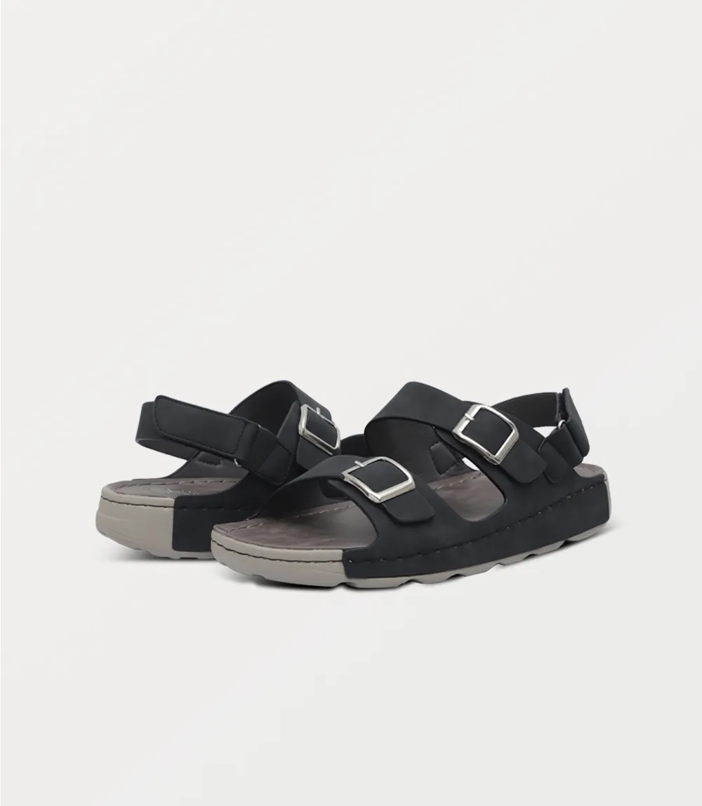 BM6995-BLACK-Men Sandal