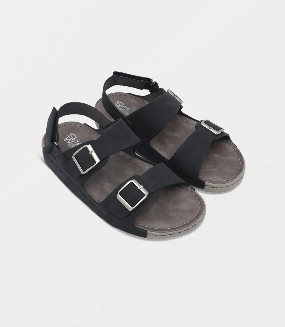 BM6995-BLACK-Men Sandal