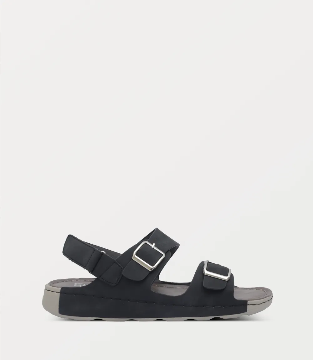 BM6995-BLACK-Men Sandal