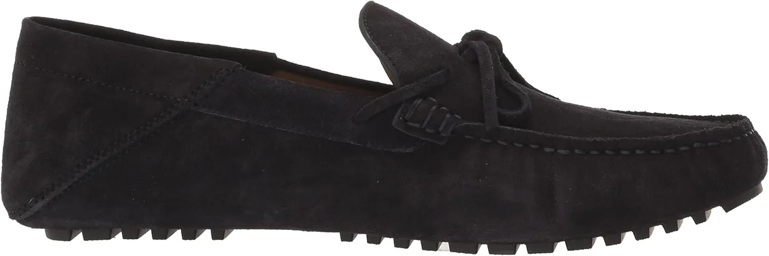 BOSS Women's Suede Slip-on Moccasins with Top Bow Detail Loafer Flat