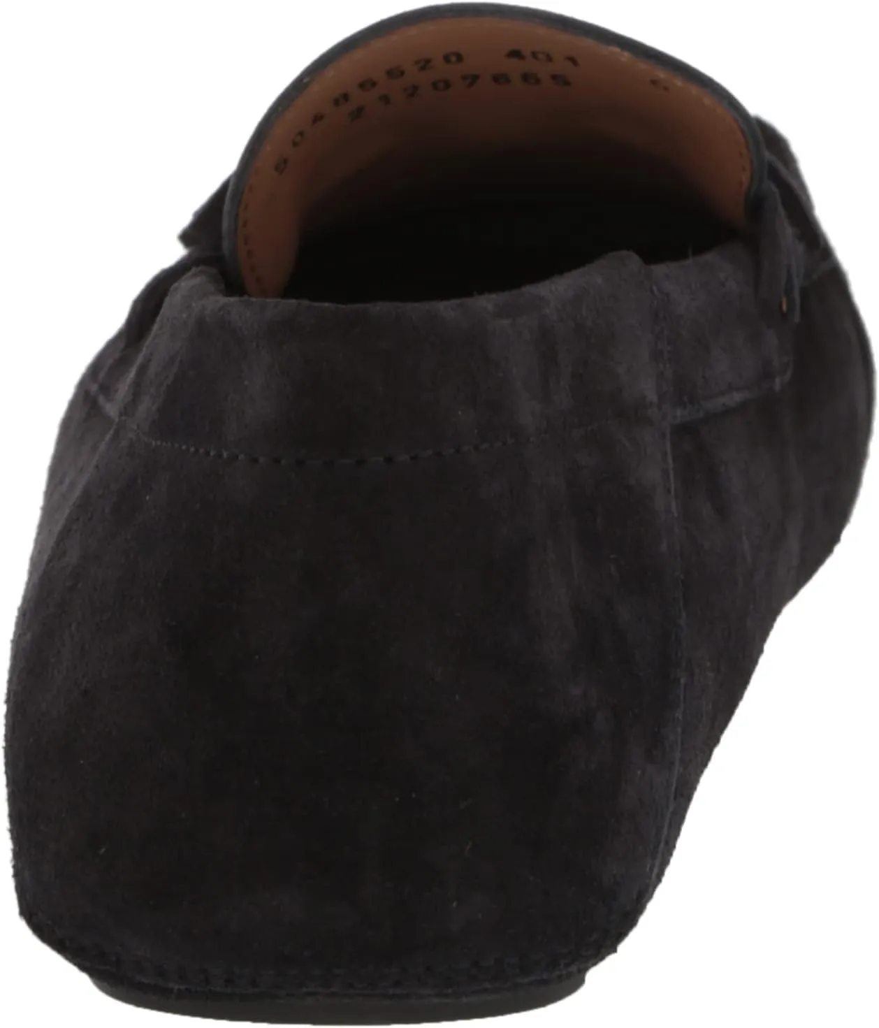 BOSS Women's Suede Slip-on Moccasins with Top Bow Detail Loafer Flat