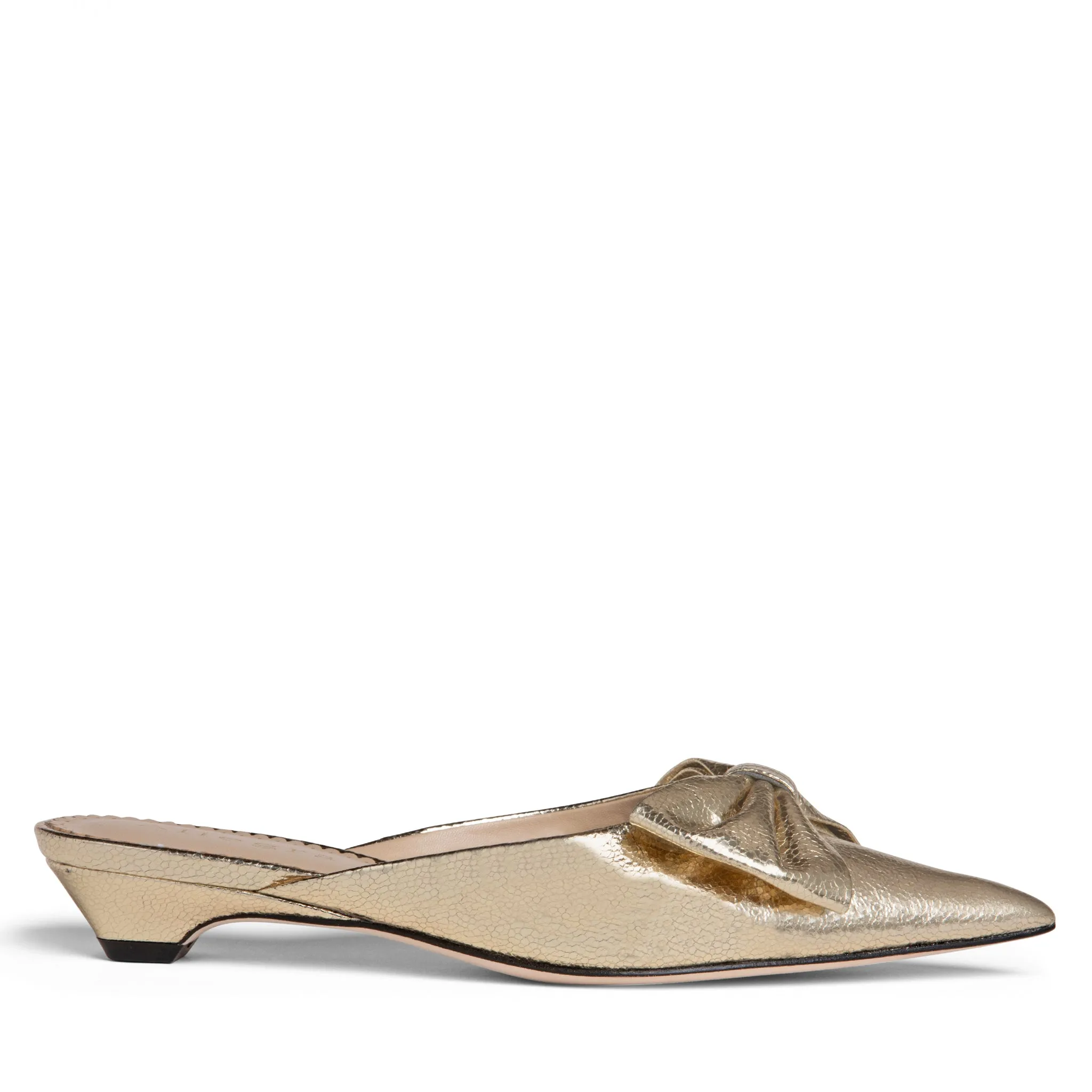 Bowie Flat Leather Mule
