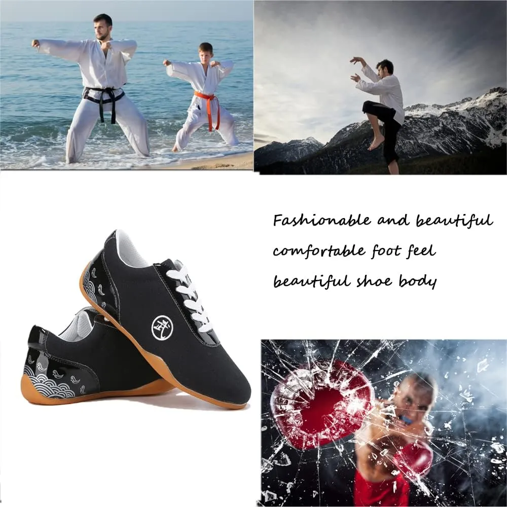 Boxing Karate Kung Fu Tai Chi Shoes,Sneakers for Men Women Kids Children Teenager Adults,