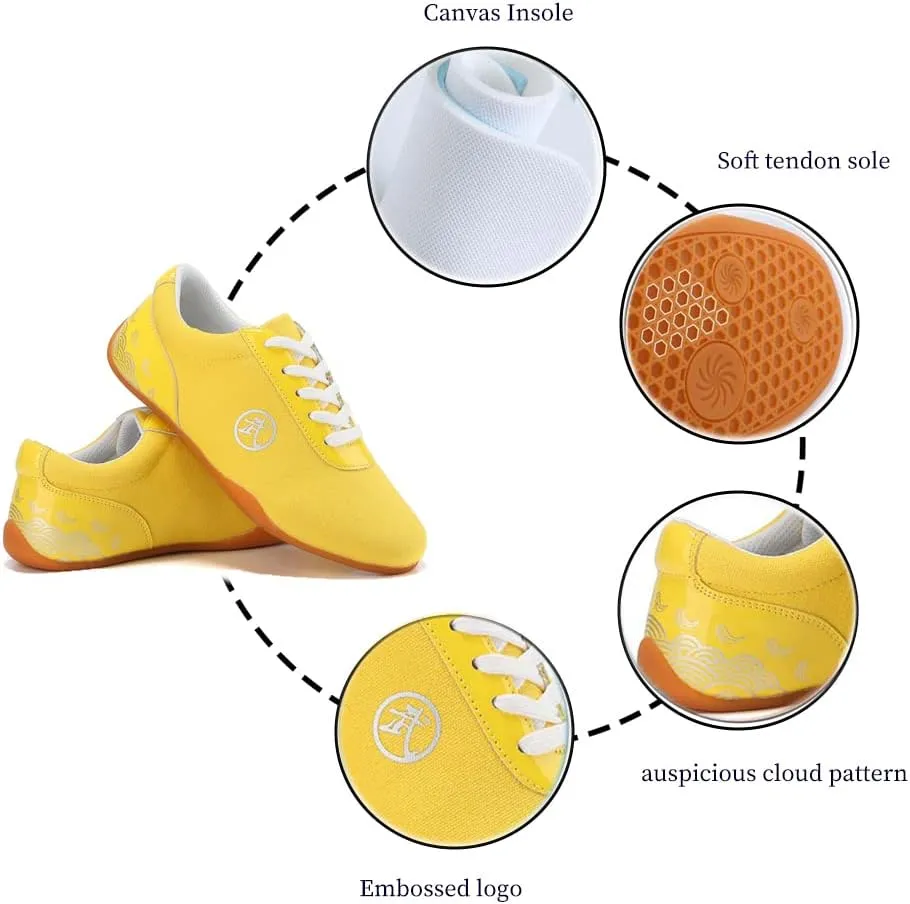Boxing Karate Kung Fu Tai Chi Shoes,Sneakers for Men Women Kids Children Teenager Adults,