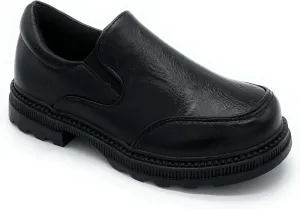 Boy's Comfort Dress School Shoes Uniform Loafer Church Slip-On Shoes Faux-Leather