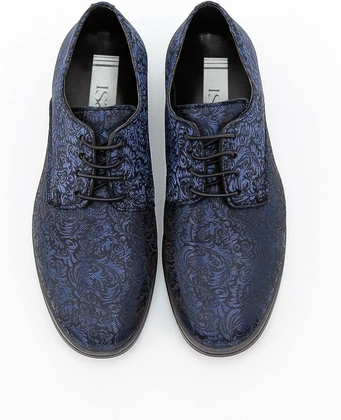 Boys Oxford Paisley Pattern Lace Up Formal Wedding Prom Dress Shoes