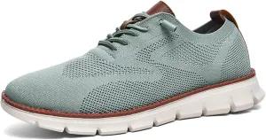 Breeze Men's Oxford Walking Shoes, Size 7.5-22 Wide, Color: Light Blue, Lightweight, Comfortable, Breathable, Casual
