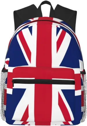 British flag Backpack Large Sports Bag, Best for Basketball, Soccer, Volleyball, Swim, Gym, Travel