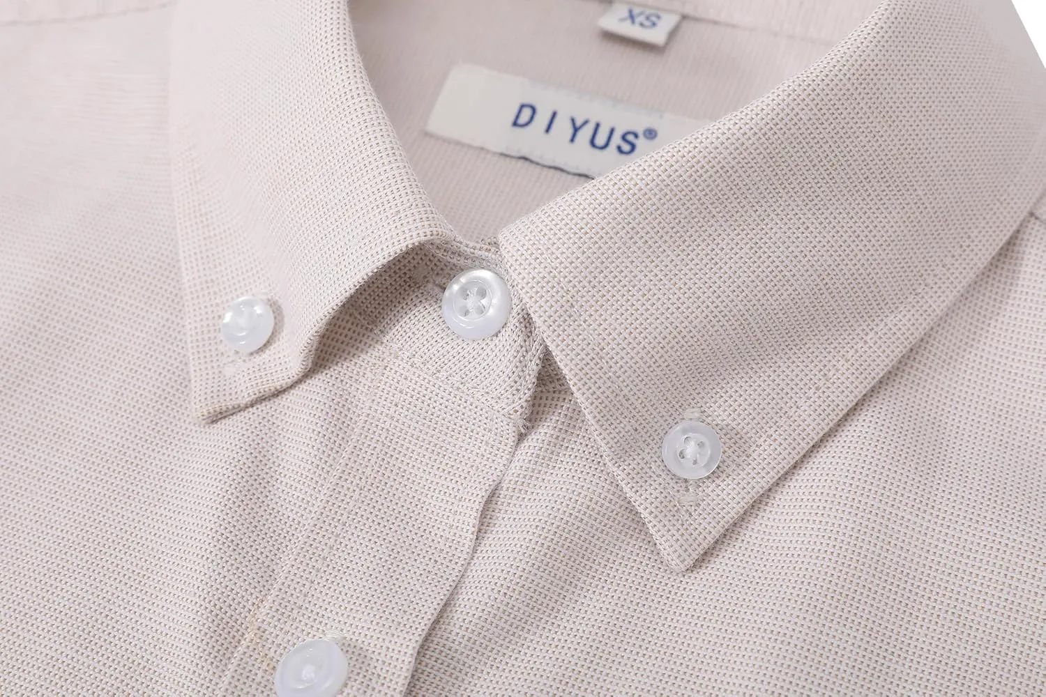 Button Up Shirt Women Long Sleeve Oxford Shirt Classic-Fit Cotton Work Blouse Wrinkle Resistant