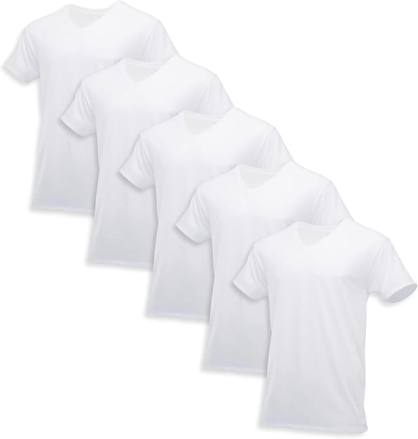 BVD Men’s Ring Spun Cotton Undershirts (Tag Free & Super Soft)