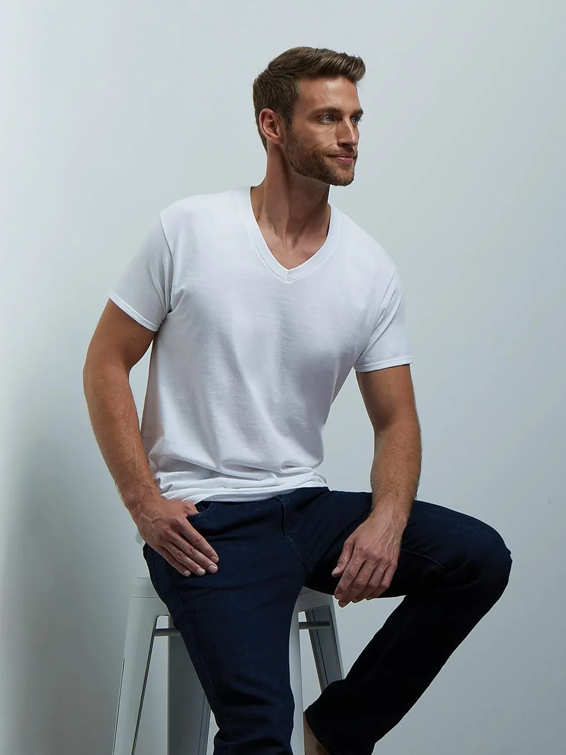 BVD Men’s Ring Spun Cotton Undershirts (Tag Free & Super Soft)