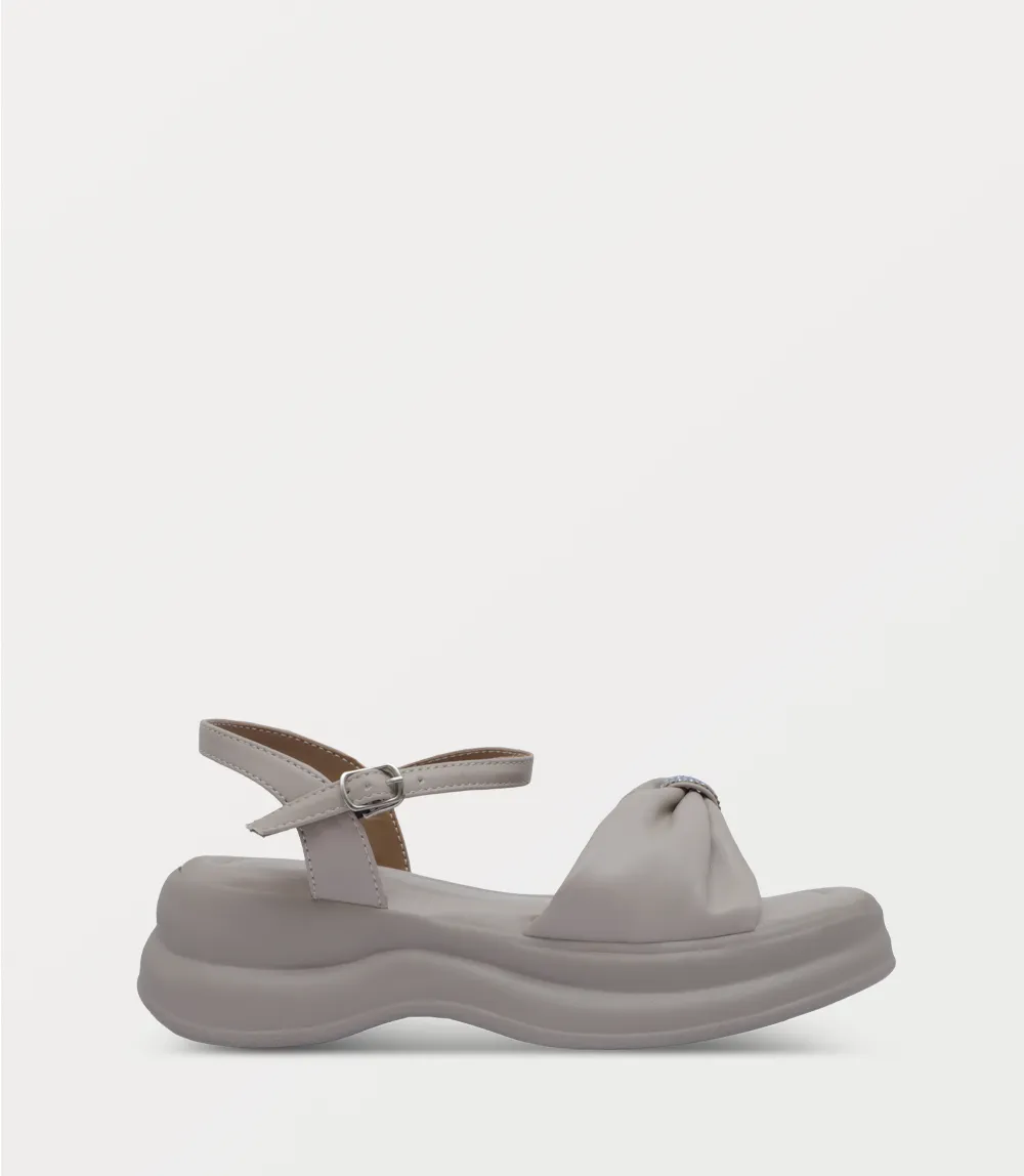 BW10460-BEIGE-Women Comfort Sandal
