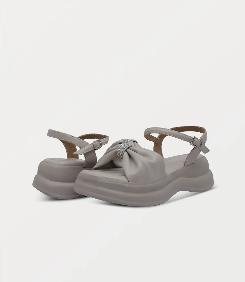 BW10460-BEIGE-Women Comfort Sandal
