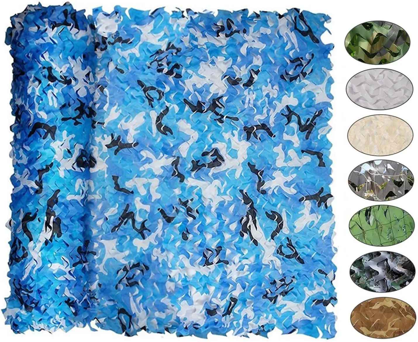 Camo Shade Netting Sunblock, Military Reinforced Camouflage Netting, for Patio, Pergola, Decoration, Uv Protection, 2/4/6/8m Outdoor Hunting Camouflage Net Cover,5x10m(16.4 * 32.8ft)
