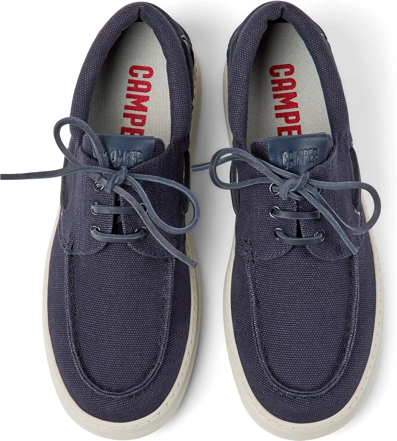 Camper Men's Boat Shoes Oxford Flat