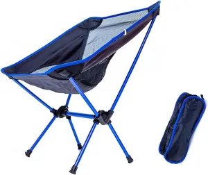 Camping Chair Folding Chair Portable Chair Outdoor Leisure Beach Chair Rest Lunch Break Seat Portable Folding Mesh Chair Folding Backpacking Chair for Camping Camping Chairs for Adults