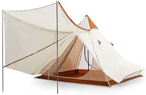Camping Tent Pyramid TentOutdoor Camping Indian Pyramid Rain Proof Sun Shading Resistant to Strong WindsVacation Hiking Climbing Tent Large Adult Tent for 2-4 Person Family Camping