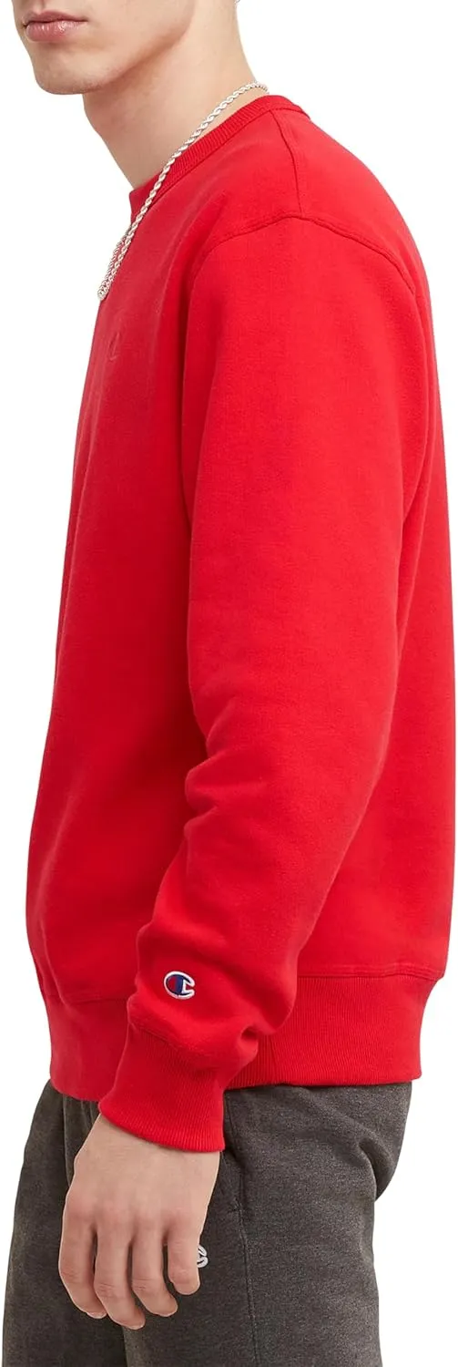 Champion Men's Crewneck, Powerblend Fleece Sweatshirt, Crewneck Sweatshirts (Reg. Or Big & Tall)
