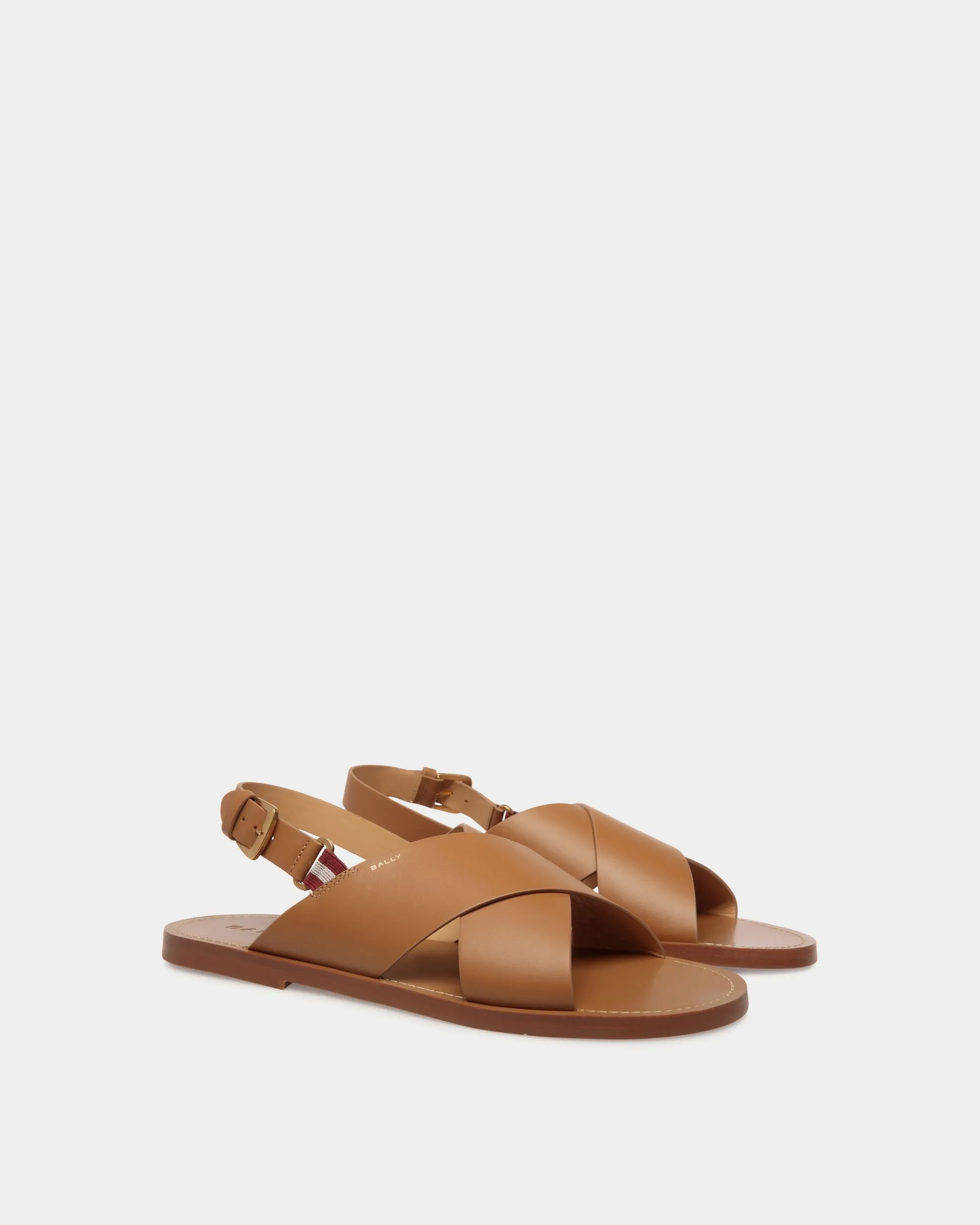 Chateau Sandal in Brown Leather