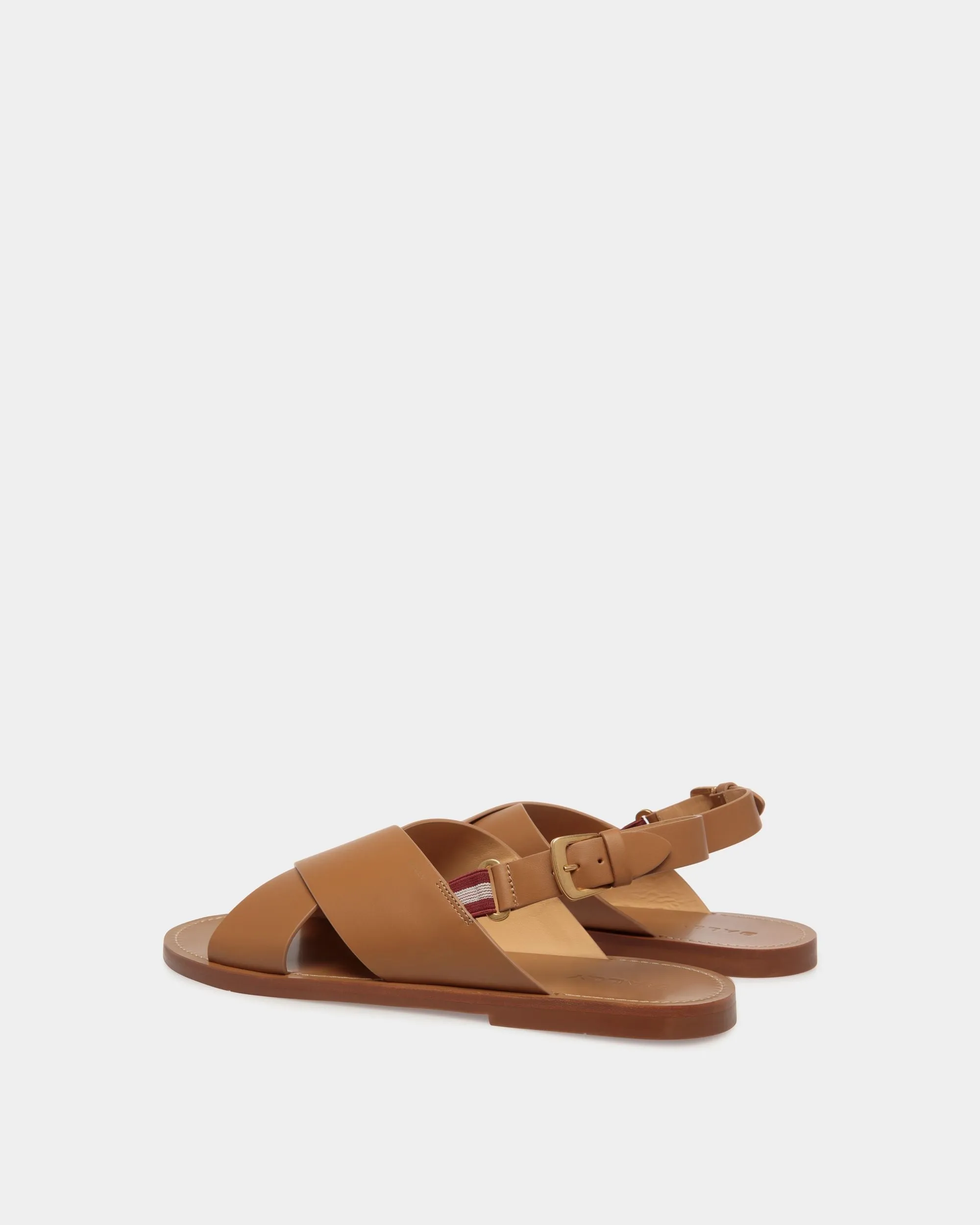 Chateau Sandal in Brown Leather
