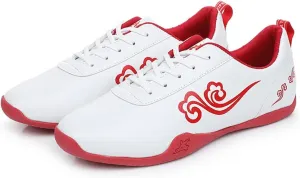 Chinese Tai-Chi Wu Shu Kungfu Shoes for Women Adults Non Slip Tai Ji Kong Fu Sport Training Shoes Breathable Taekwondo Shoes Martial Arts Shoes