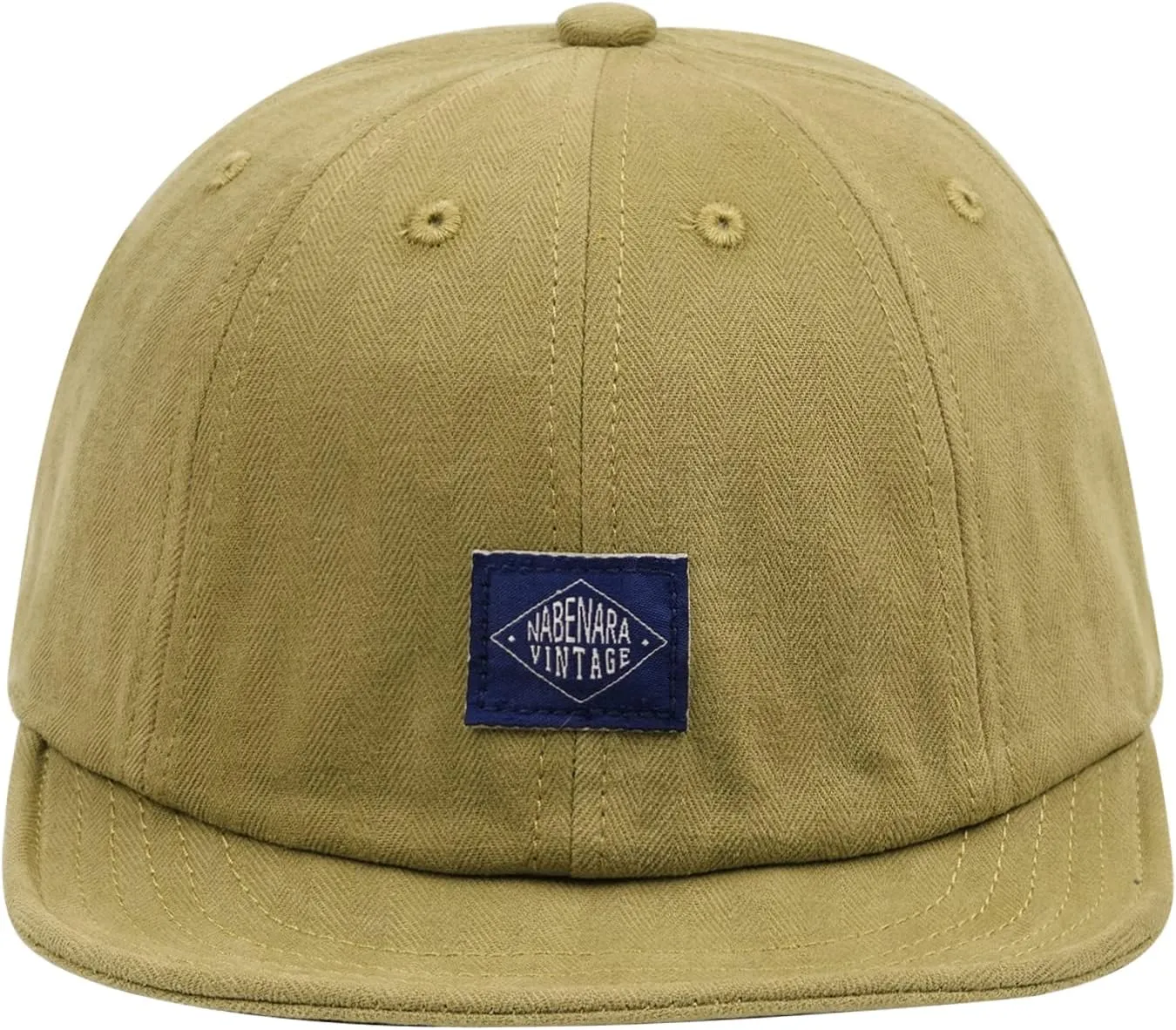 Clakllie Soft Short Brim Hats for Men Low Profile Baseball Cap Casual Trucker Hat Moisture Wicking Outdoor Running Hat