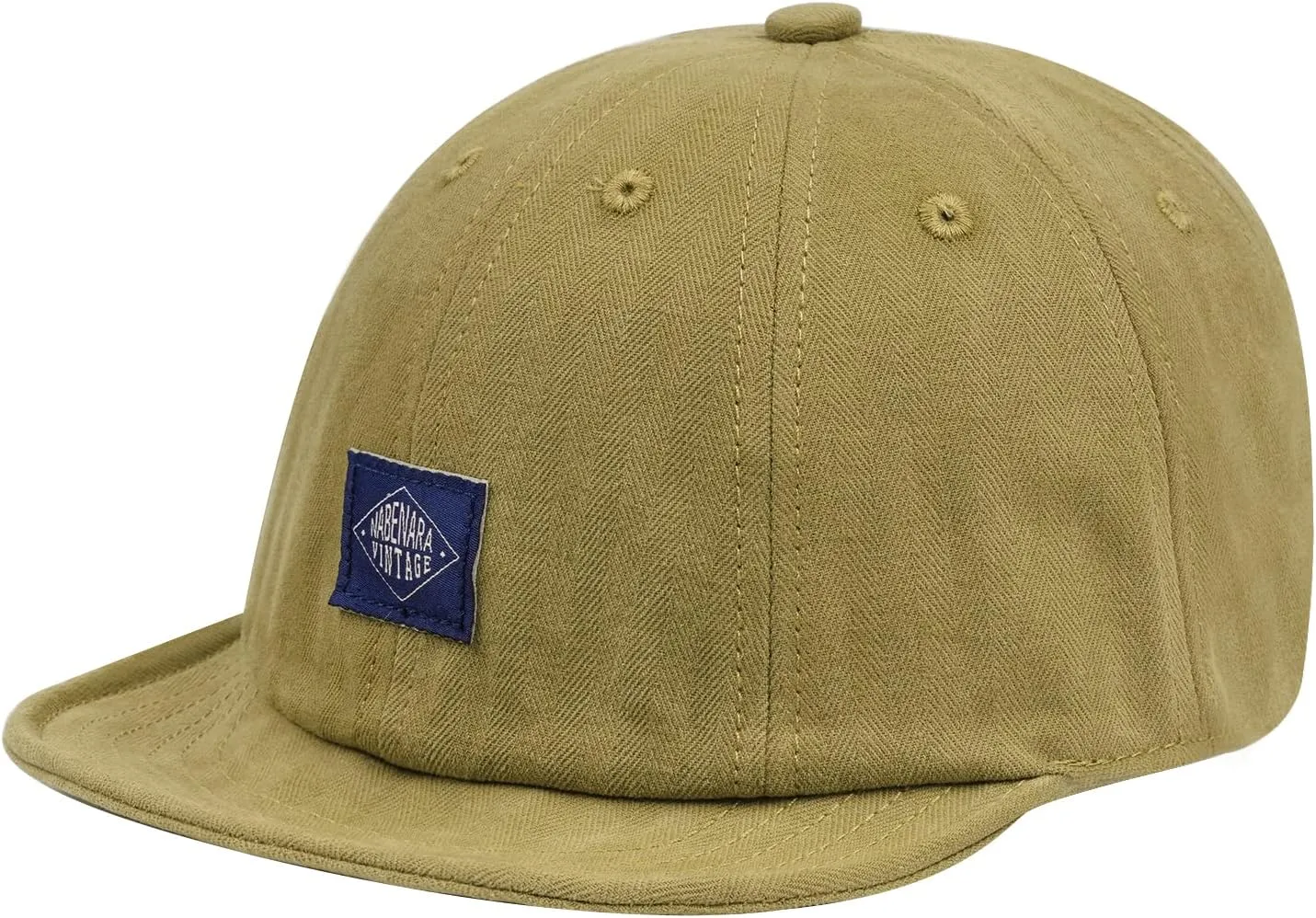 Clakllie Soft Short Brim Hats for Men Low Profile Baseball Cap Casual Trucker Hat Moisture Wicking Outdoor Running Hat