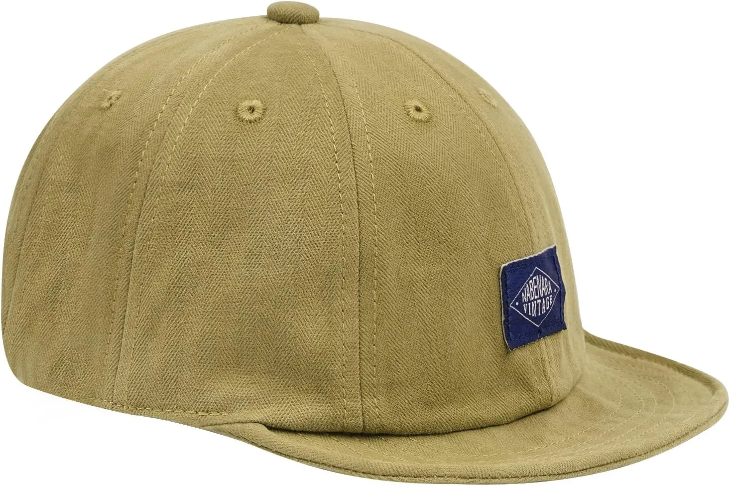 Clakllie Soft Short Brim Hats for Men Low Profile Baseball Cap Casual Trucker Hat Moisture Wicking Outdoor Running Hat