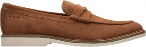 Clarks Men's Atticus Lt Slip Loafer, Cola Suede, 9
