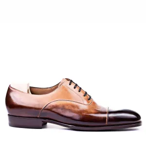Classic Handmade Shiny Leather Oxford Shoes