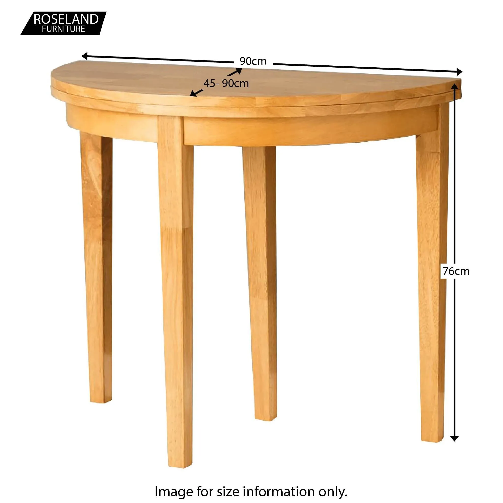 Classic Moon Oak Oxford Light Holiday special Half Table