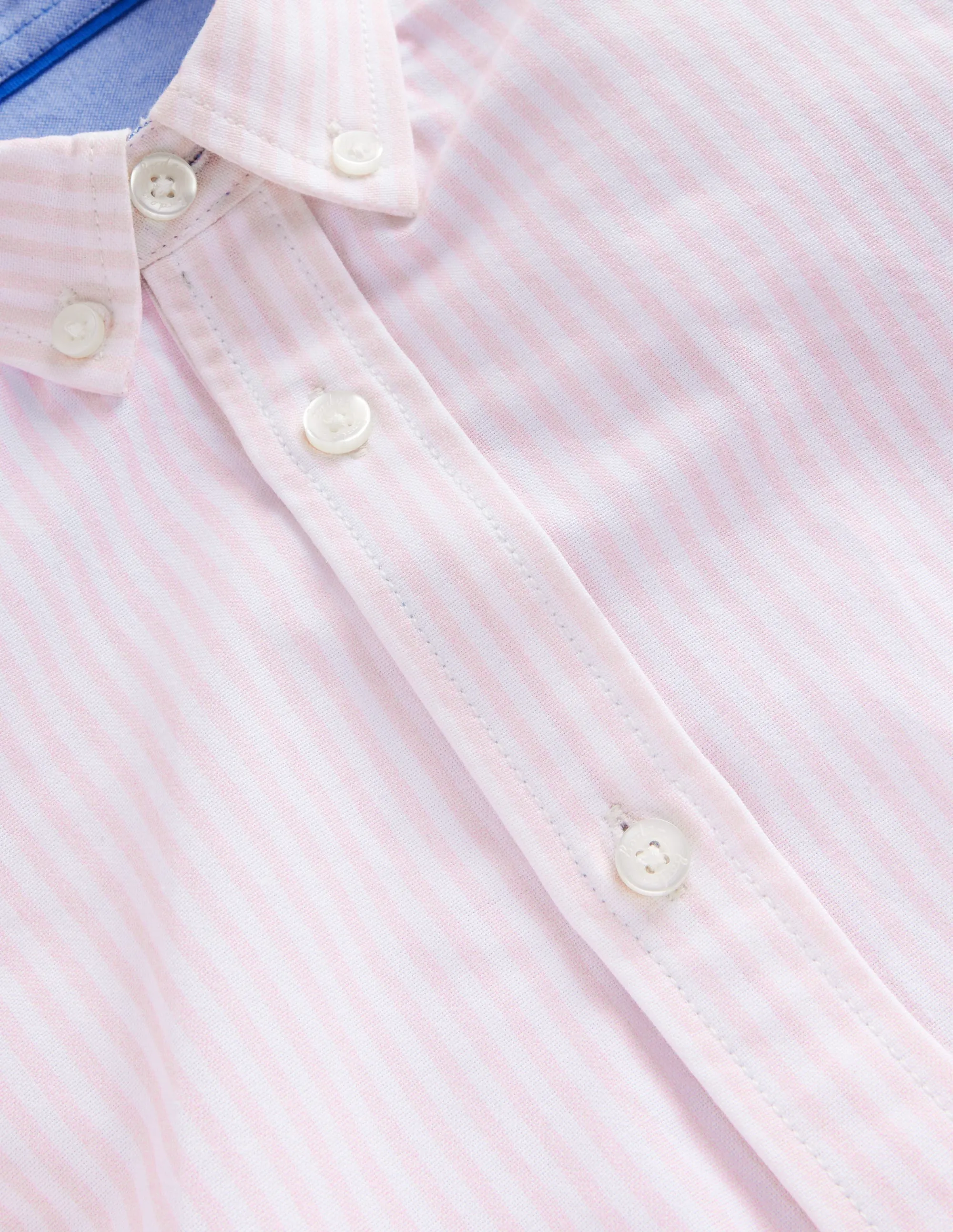 Classic Oxford Shirt-Ballet Pink/Ivory Stripe