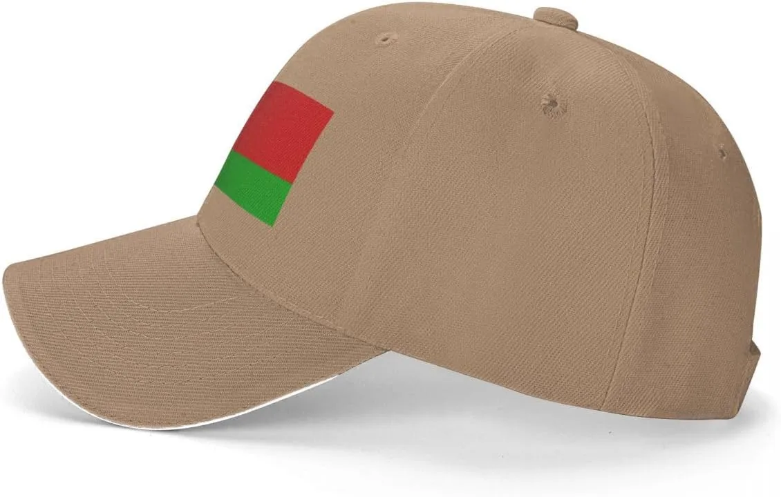 Classic Sandwich Baseball Cap-Belarus Flag Adjustable Unisex Sports Hat for Running Outdoor Four Seasons Comfortable