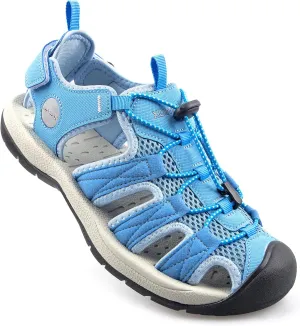 Closed Toe Hiking Sandals for Women Sport Sneaker Sandal Outdoor Red Female Lace-up Water Shoes Size 6-10
