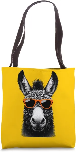 Cool Mule Wearing Sunglasses Graphic Art Tote Bag