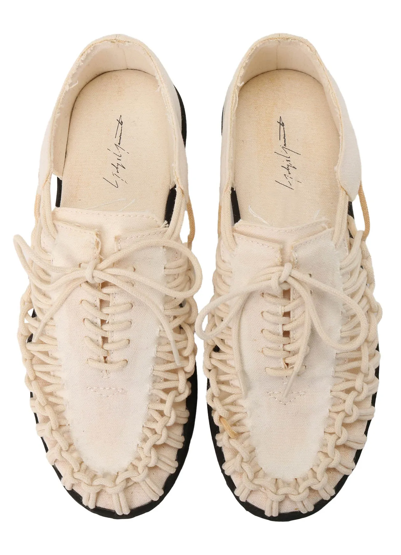 COTTON CANVAS LOOP SHOES