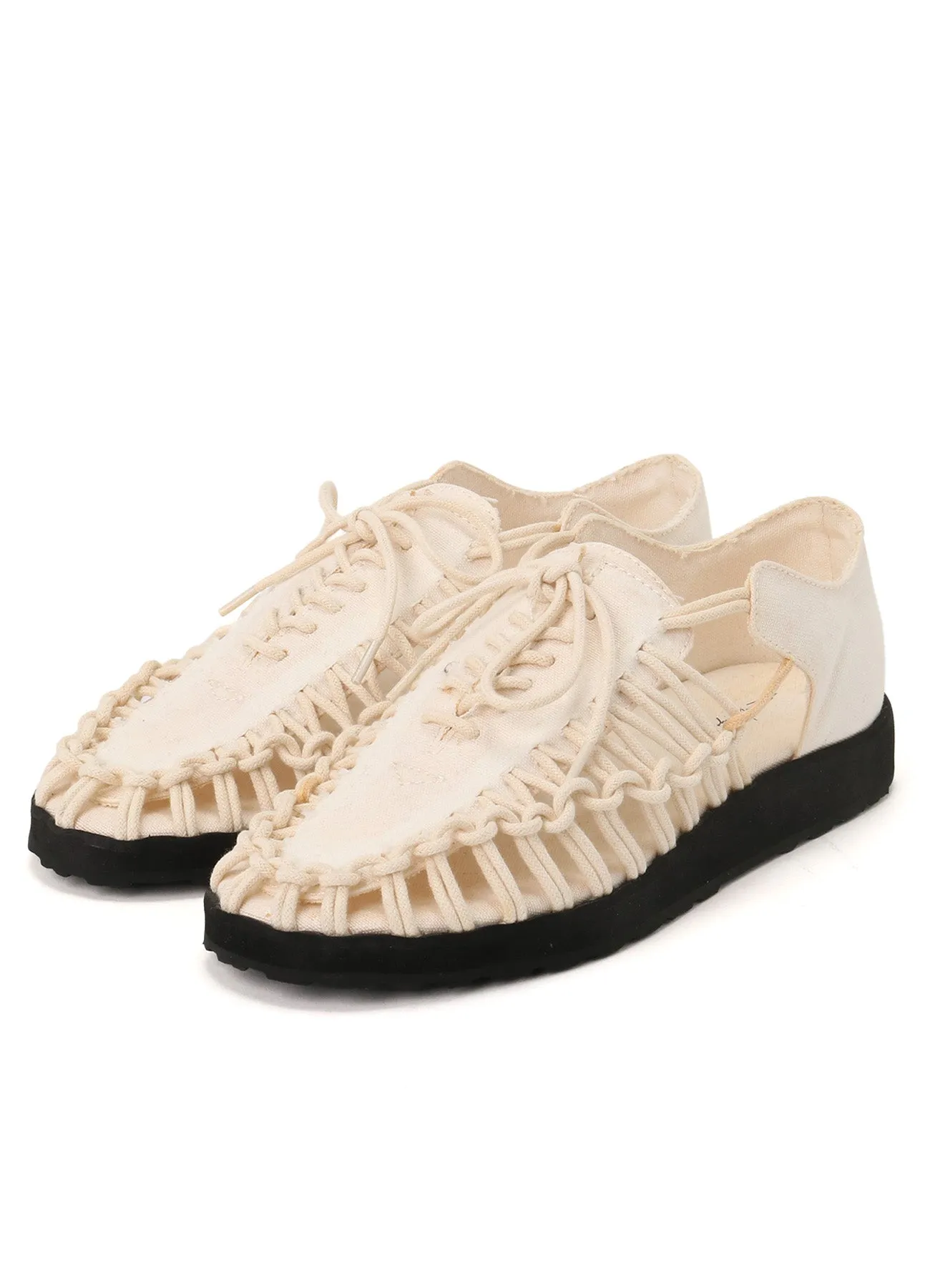 COTTON CANVAS LOOP SHOES