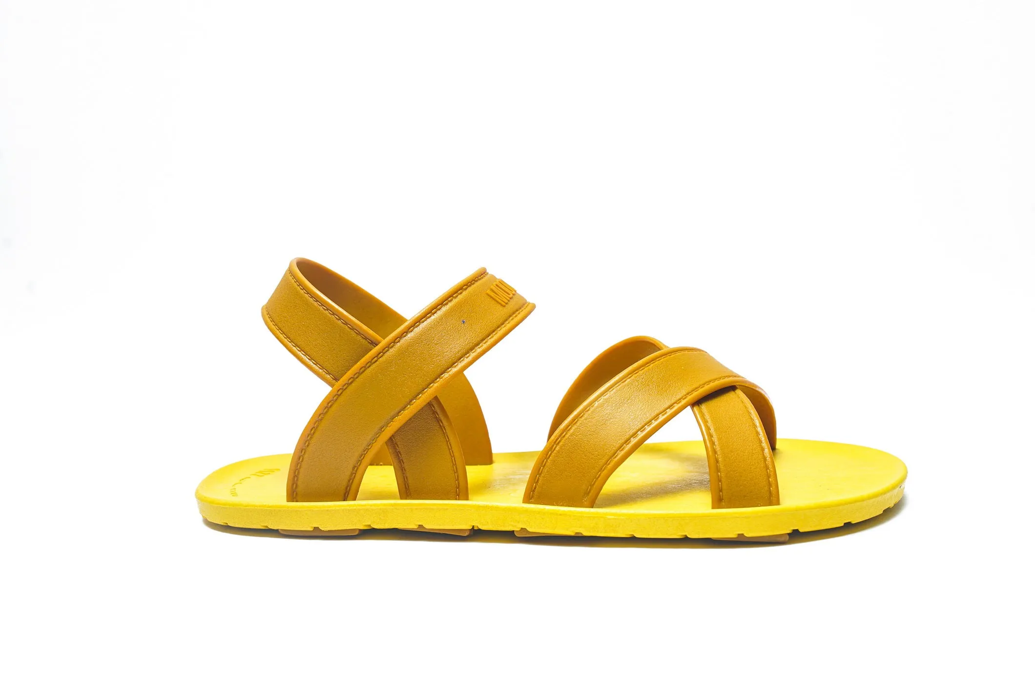 Cross Plus Yellow Sole Caramel Strap