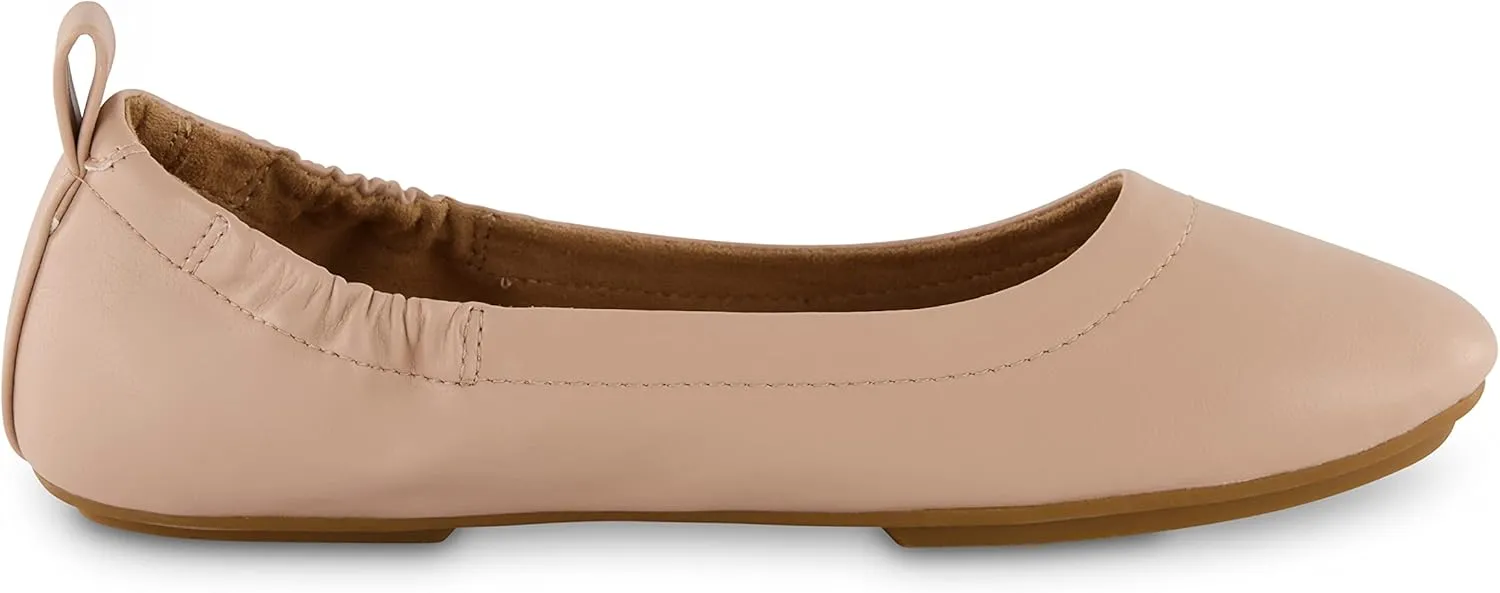 CUSHIONAIRE Women's Misty Comfort Flat with  Memory Foam, Wide Widths Available