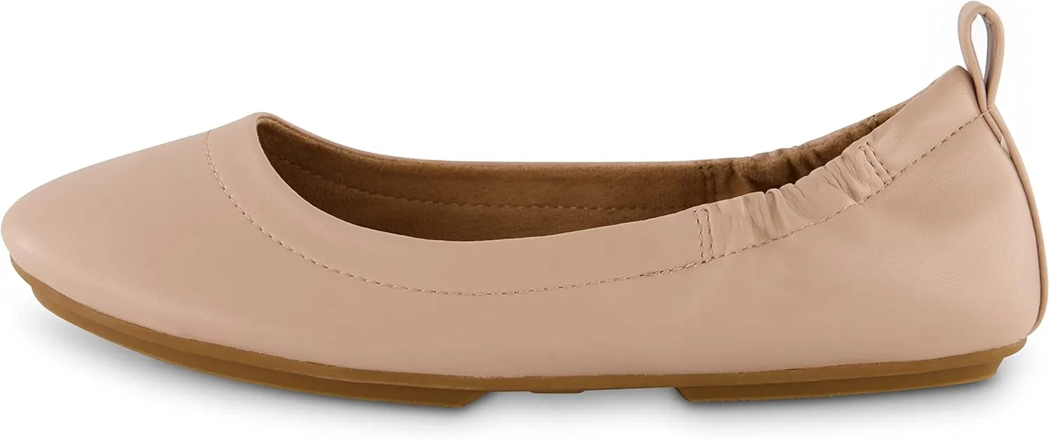 CUSHIONAIRE Women's Misty Comfort Flat with  Memory Foam, Wide Widths Available