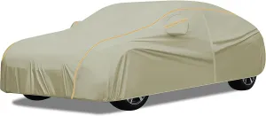Custom Car for Ligier JS 丨Full Tarpaulin All Weather Sun Rain UV Dust Snow Protection Outdoor Covers Waterproof Breathable with Extra Long Reflective Strips