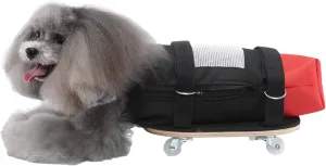 Custom Dog and Cat Scooter for Back Legs, Adjustable Pet Wheelchair, Breathable Polyester Mesh, Sizes S/M/L
