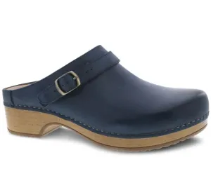 Dansko Berry Clog Navy Burnished