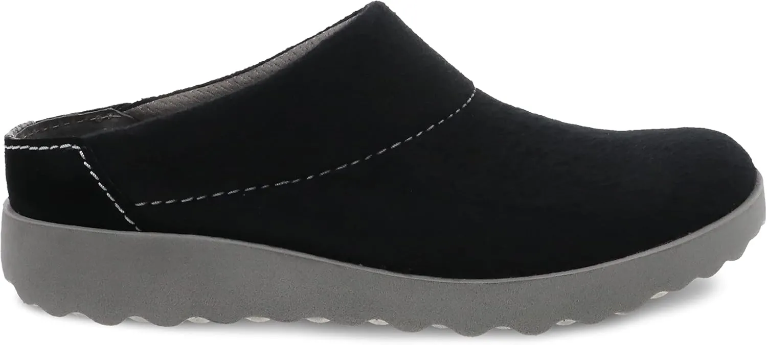 Dansko Women's Lucie Wool Slipper with Outdoor Sole and Arch Support