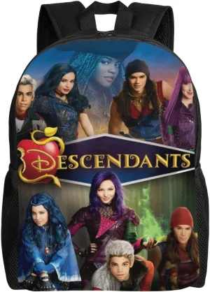 Desc-endants 3 Backpack, 17 inch casual large capacity cute travel sports backpack lightweight