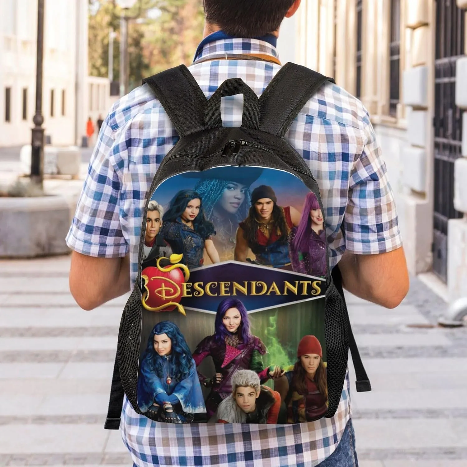 Desc-endants 3 Backpack, 17 inch casual large capacity cute travel sports backpack lightweight