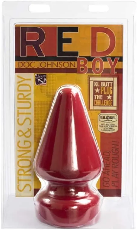 Doc Johnson Red Boy Extra Large Butt Plug The Challenge