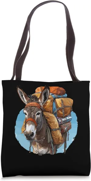 Donkey Mules Pack Mule Hiking Tote Bag