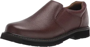 Dr. Scholl's Shoes Men's Winder II Work Shoe, Brown Tumbled Leather, 11.5 M